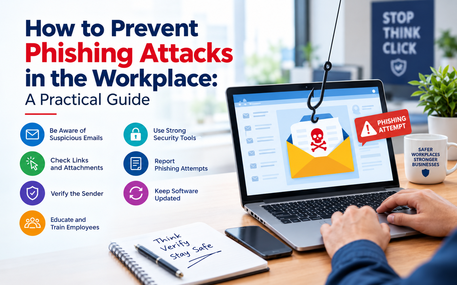 How to Prevent Phishing Attacks in the Workplace: A Practical Guide